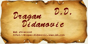 Dragan Didanović vizit kartica
